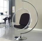 Furniture: Hanging Bubble Chairs For Bedrooms With Leather Pads ...