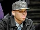 Chris Brown at a game between