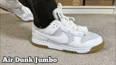 Nike Air Dunk Jumbo Review& On foot - YouTube