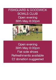 Image result for Fishguard & Goodwick Bowls Club