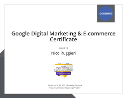 Google Digital Marketing and Ecommerce Certificate