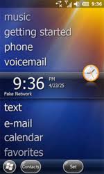 Image result for windows mobile 6.0 today screen