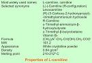  Carnitine 
