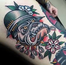 Image result for bulldog tattoos