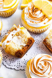 Image result for lemon cupcake