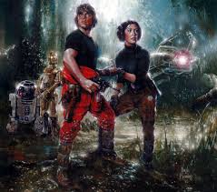Images by Hugh Fleming - Wookieepedia, the Star Wars Wiki - Luke-Leia