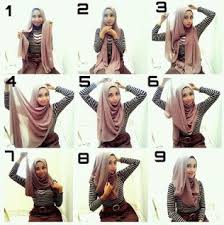 Tutorial Hijab Modern Untuk Wajah Lonjong | Cara Memakai Jilbab
