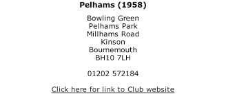 Image result for Pelhams Bowls Club