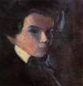 Portrait of Heinrich Benesch - self-portrait-facing-right-120_2493