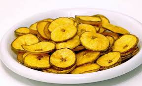 Snacks, plantain chips, salted