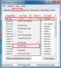 Image result for setting cpu affinity
