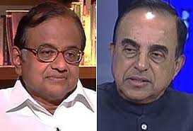 2G scam: Raja-Chidambaram letters on Swan, Unitech to be shared. New Delhi: Subramanian Swamy, who says he is determined to have P Chidambaram investigated ... - subramanianswamy-chidambaram-295