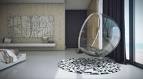 Furniture: Hanging Bubble Chairs For Bedrooms With Leather Pads ...