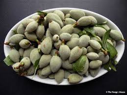 Image result for fresh green almonds