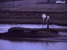 Sign about water skiing, River Blyth - via Daymix