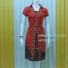 baju batik dress modern | We Heart It | dress batik, dress batik ...