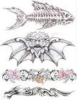Print Tattoo Designs | Full Print Tattoo Designs 