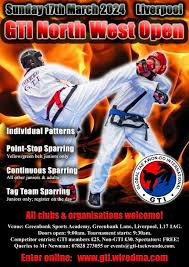 Image result for ENGLISH INTERNATIONAL ALLSTYLES TAEKWONDO