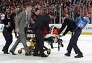 Hossa on his way to hospital