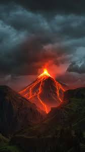 Image result for wallpaper volcano
