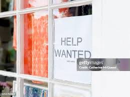 Image result for help wanted sign window