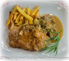 Image result for schnitzel mit pommes