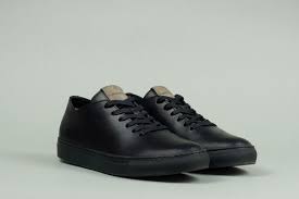 Polyforma VICTOR: Hand-dyed leather shoe, All Black | D E S I R E ...