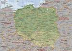polonia: carta geografica mappa polacca