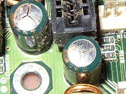 Image result for bad capacitor