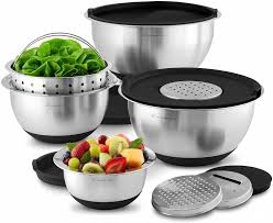 12-Piece Stainless Steel Mixing Bowls - Wolfgang Puck Home