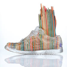 More Awesome Recycled Skateboard Sneakers by Haroshi
