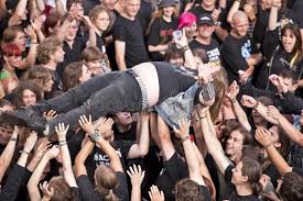 Image result for crowd-surfing