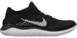 Amazon.com | Nike Men's Free RN Flyknit Shoes, White/Grey/Black ...