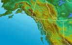 Alaska Panhandle Relief - Mapsof.