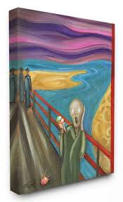 Image result for "the scream" parody