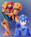 Mega Man and Samus by @StaticBlu on Twitter : r/Megaman