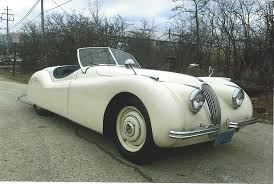 Image result for Old English White 1955 Jaguar