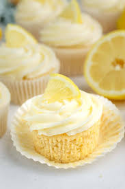 Image result for lemon cupcake