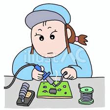 Image result for woman soldering