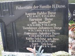 Grab von Tiembinus Johannes Buse (20.02.1908-11.08.1934), Friedhof ...