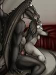 Rule 34 - canine cum cum inside demoniccompendium dragon female