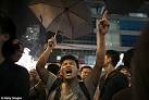 Hong Kong protesters attacked by shop owners as they are losing.