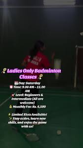 Image result for Beginners and Intermediate Badminton
