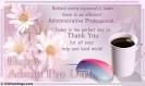 Thank An Admin Pro! Free Happy Administrative Professionals Day.