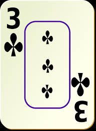 Image result for Three Of Clubs