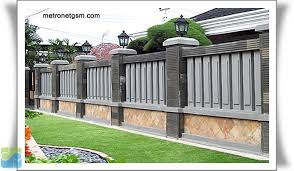 Pagar Rumah Modern Minimalis