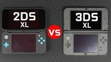 Nintendo 2DS XL vs 3DS XL - YouTube