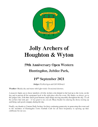 Image result for Jolly Archers Of Houghton & Wyton