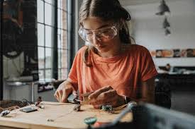 Image result for woman soldering