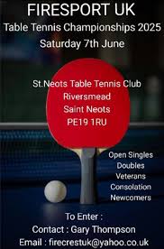 Image result for St Neots Table Tennis Club